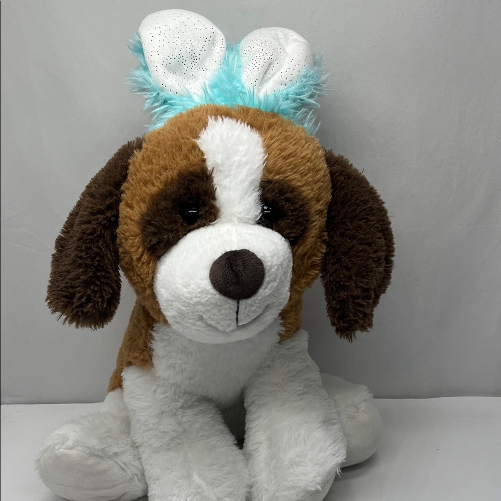 Plush Dog Toy with Bunny Ears